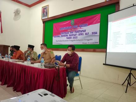 Musyawarah Desa Khusus (Mudessus) Penetapan Calon KPM BLT Desa Parakan Tahun 2022